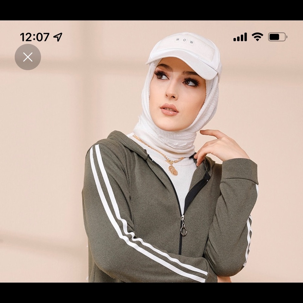 💕 Tofisa Turkish zip up Islamic Muslim outerwear NWT $40 💕 - Picture 2 of 10